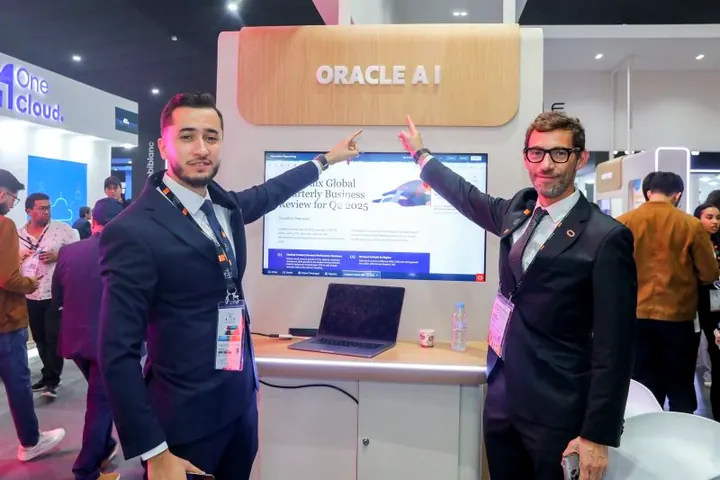 Oracle AI stand — GITEX, Morocco